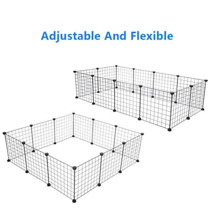 Pet Playpen Small Animal Cage Indoor Portable Metal Wire Yard Fence For Small Animals - view 5