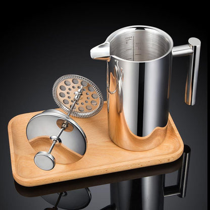 French Press Double-layer Stainless Steel