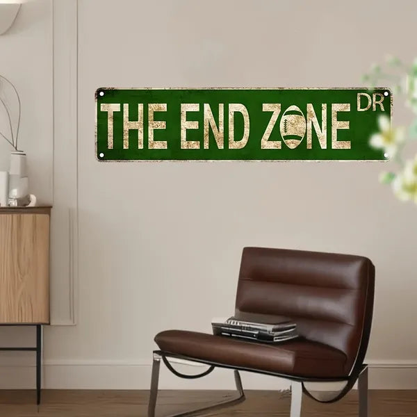 Vintage Industrial Aluminum Metal Sign Terminal Zone Wall Decor Home Bar Cafe Garage Outdoor - view 3