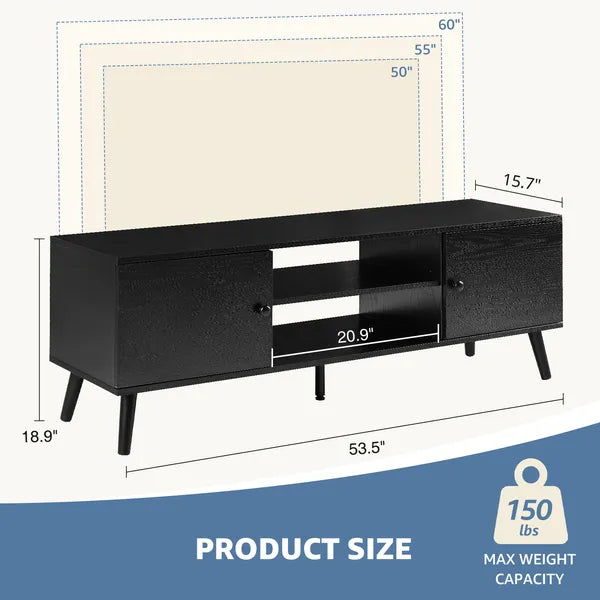 Panel TV Cabinet Can Store Black Cabinets, Suitable For Home Living Room Office TV Cabinet - view 6