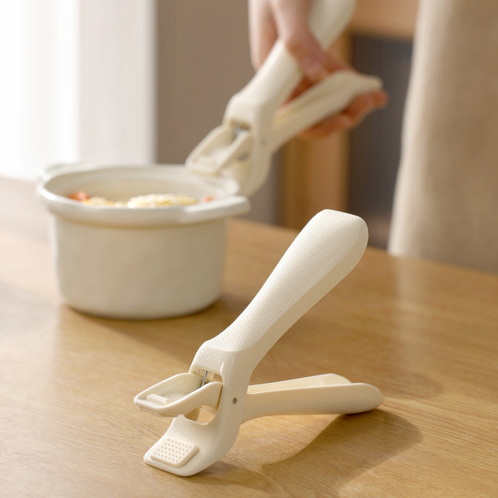 Anti-scalding Silicone Non-slip Take Bowl Clip Hot Plate Gripper, Stainless Steel Pot Clip Pan Gripper - view 7