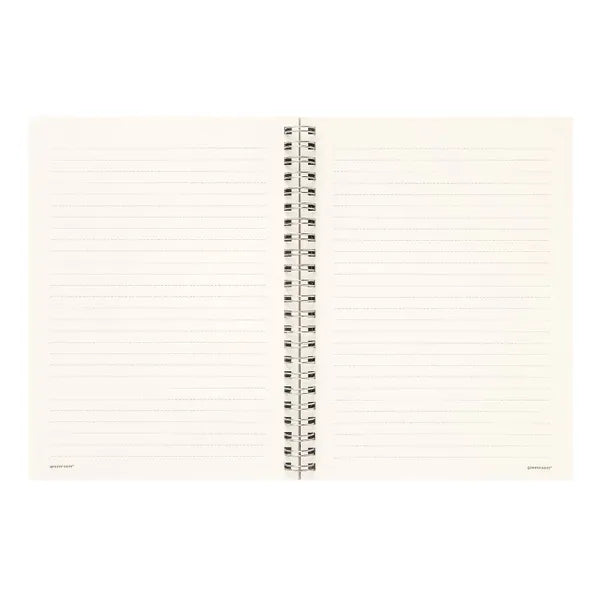 80pg Ruled Notebook 5.875" x8" Floral (Designs May Vary): Spiral Soft Cover Journal, Multicolor, 6x8 Inches - view 5