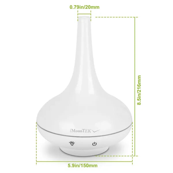 Ultrasonic Cool Mist Humidifier 200ml Aroma Essential Oil Diffuser With Colorful Lights Waterless Auto Off For Office - view 2