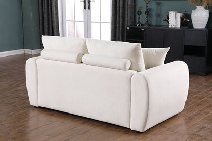 Modern Minimalist Comfortable Compressed BEIGE Sofa - view 9
