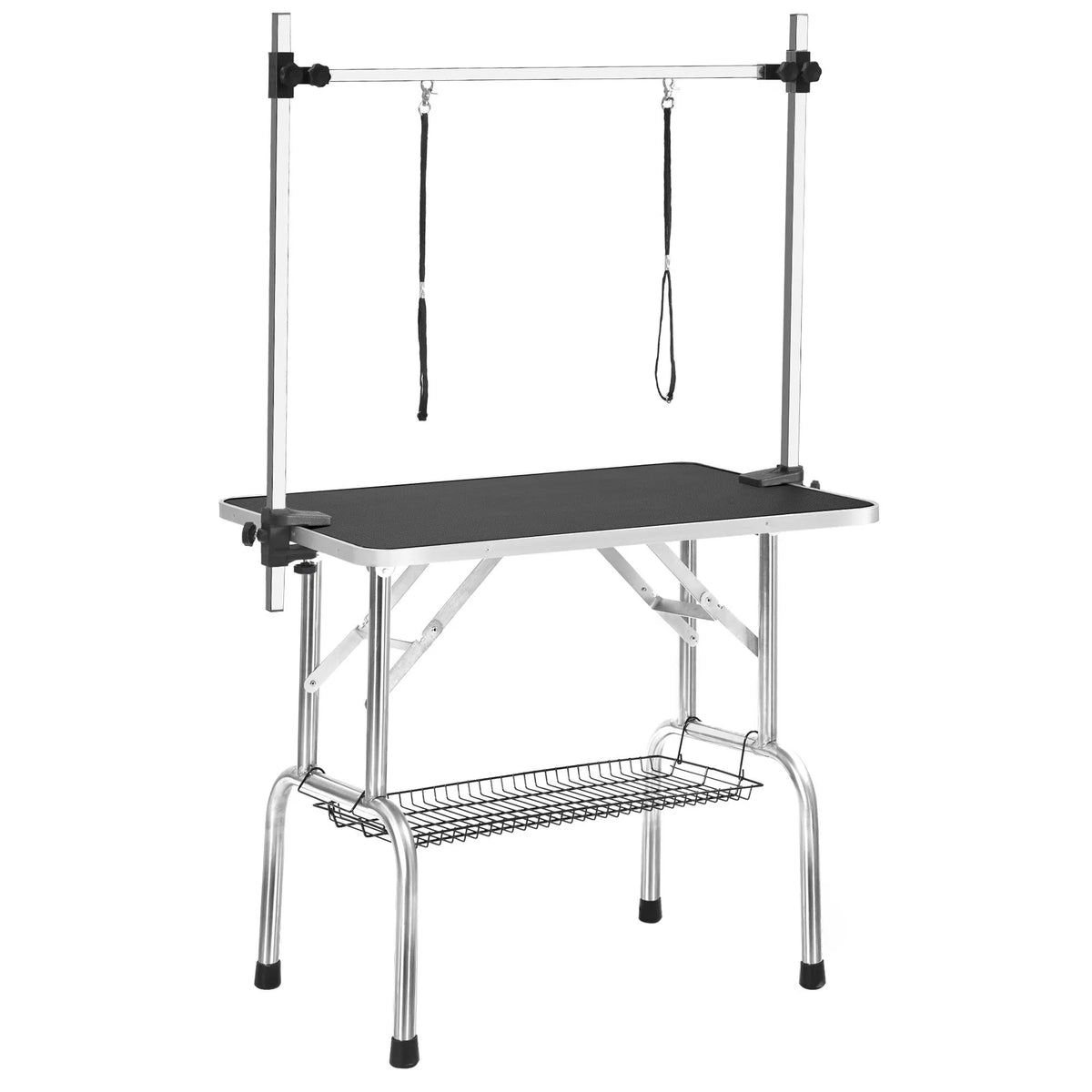 36" Professional Dog Pet Grooming Table Adjustable Heavy Duty Portable w/Arm & Noose & Mesh Tray - view 10