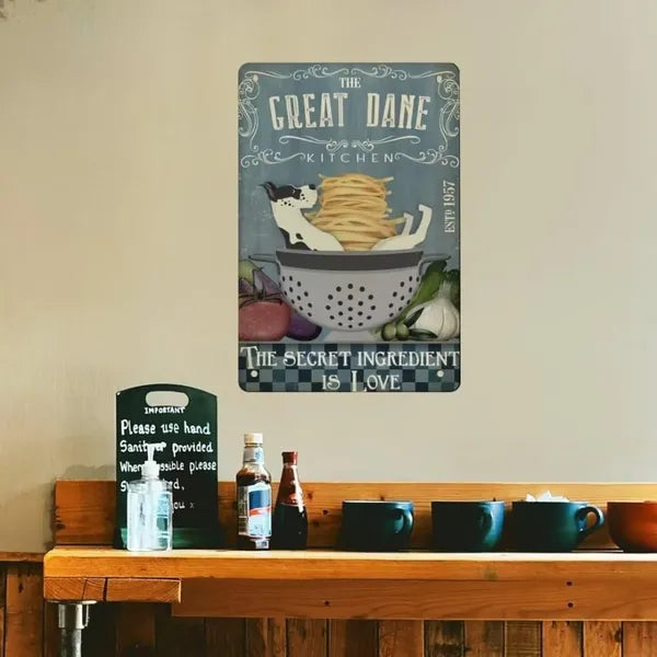 Australian Shepherd Dog I Am Your Friend Vintage Metal Tin Sign Aluminum Sign Home Coffee Bar Wall Decor - view 5