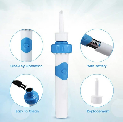 Safety Electric Cordless Vacuum Ear Cleaner Wax Remover Painless Cleaning Tool - view 6