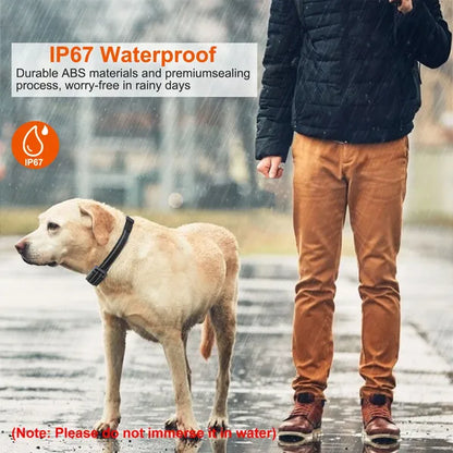 Dog Training Collar Receiver IP67 Waterproof Dog Bark Shock Vibration Beep Receiver Up To 3280ft - view 4