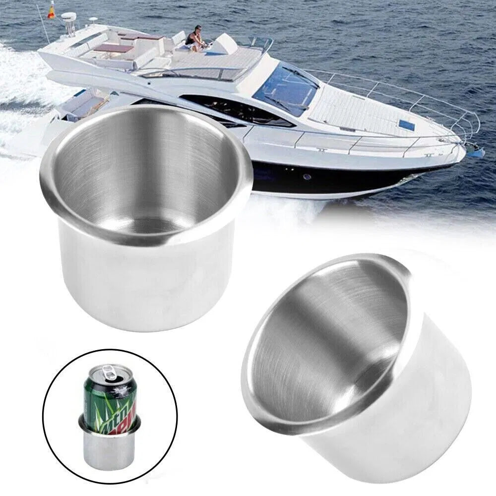 Universal Stainless Steel Cup Drink Holders for Car Boat Truck Marine Camper RV - view 8