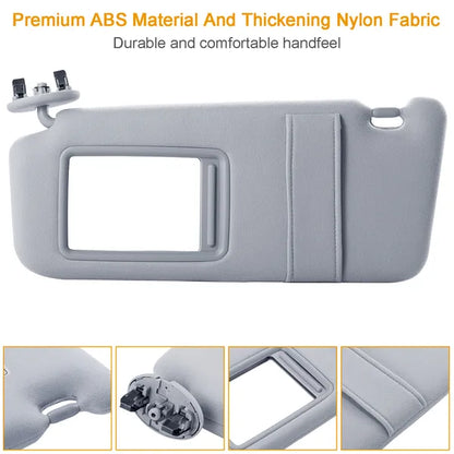 Auto Sun Visor Left Driver Side Car Sun Visor Fits 2007-2011 Toyota Camry Without Sunroof Vanity Light - view 4