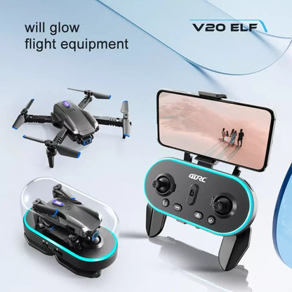 4DRC V20 RC Drone WIFI FPV 6K HD Dual Camera Gesture Photo Quadcopter 2 Battery,Suitable For Beginners. - view 4