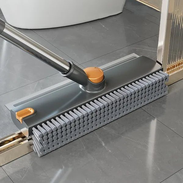 Scrub Brush With Long Handle, Floor Scrub Brush Squeegee Broom For Cleaning - view 3