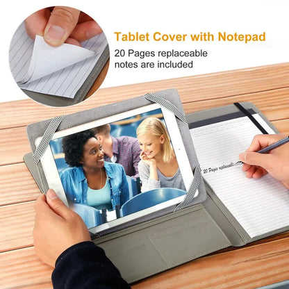 Organizer Case For 9.7in Tablet PC Business Tablet Portfolio With A5 Notepad Paper Pad Card Holder - view 5