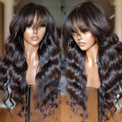 Full Machine Made Wig Body Wave Natural Color Density - view 2