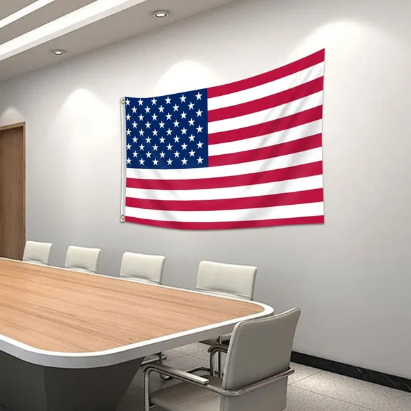 4pcs 2X3FT 60x90cm American Flag USA Flag Printed Nylon Flag National Flag W&Brass Grommets Courtyard Decoration - view 3
