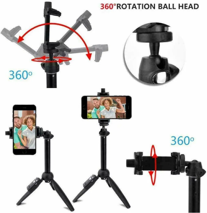 Selfie Stick Tripod 40 Bluetooth Remote Portable For IPhone And Android Phones - view 5