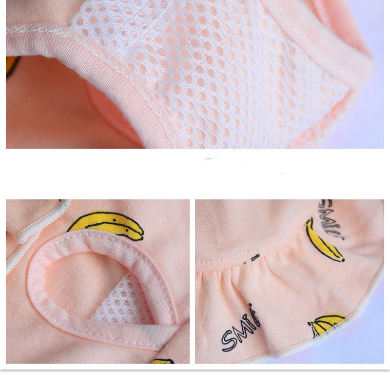 Pet Teddy Little Bitch Dog Harness Physiological Pants - view 6