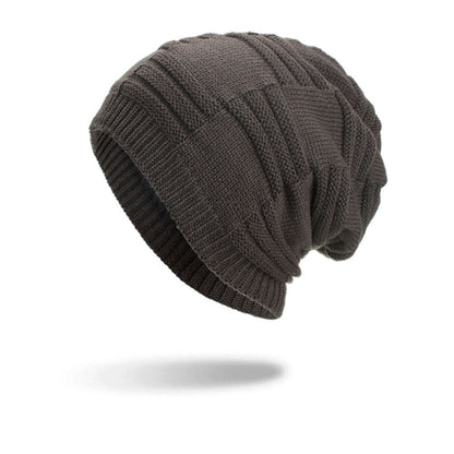 Fleece Three Stripes Knitted Beanie Hat - view 5