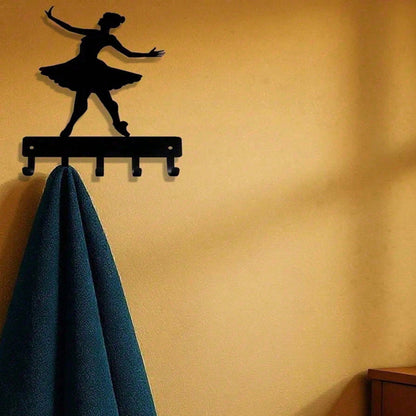 Sturdy Ballet Dancer Wall Hooks For Home Organization And Decoration - view 4