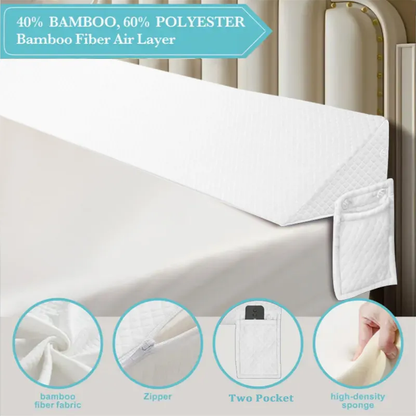 Air Layer Fabric Gap Pillow Diamond-shaped Pocket137x24.5x15cm - view 7