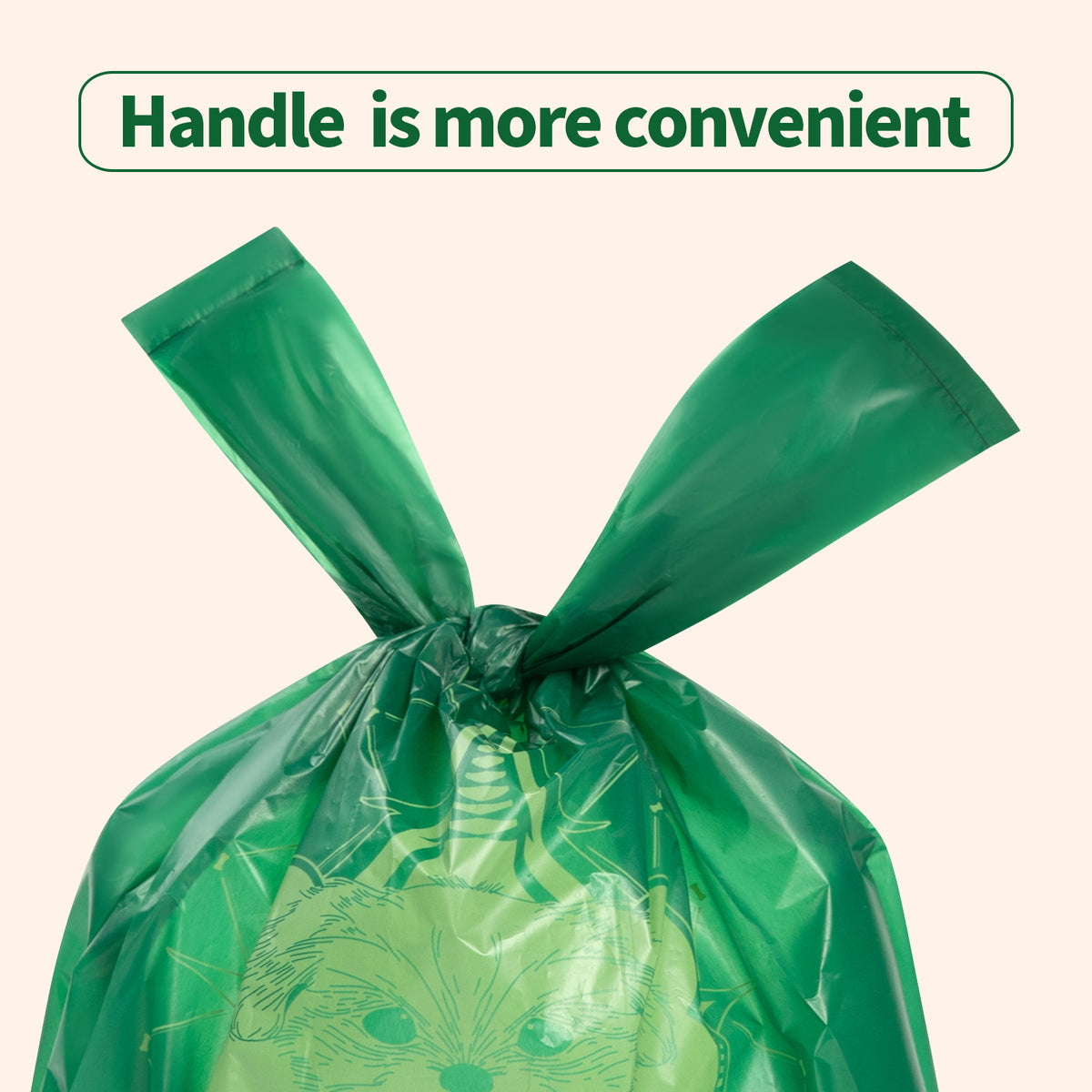 Handle Dog Waste Bag EPI Vest Poop Picking Bags Degradable Cat Litter Bag - view 3