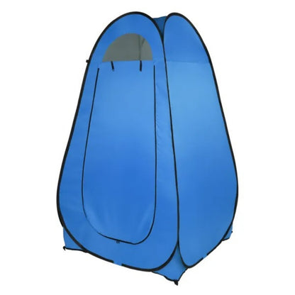 1-2 Person Portable Up Toilet Shower Tent Changing Room Dressing Tent Camping Shelter Blue - view 5