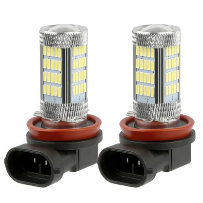 2PCS 800lm H8/H9 / H11 LED Fog DRL Light Bulb IP65 Water-Resistant 360° Beam Angle 6000K White