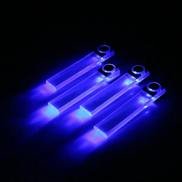 4Pcs Car Interior LED Atmosphere Light Car Charge - view 4