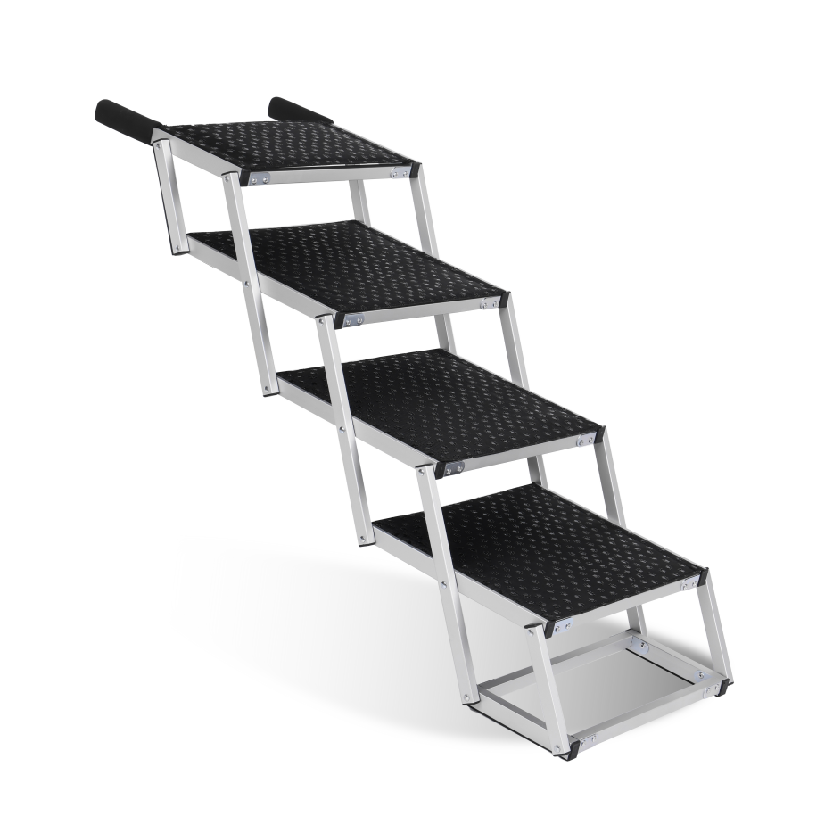 Foldable Dog Ramp For Cars, SUVs, Trucks, Portable Pet Dog Stairs For Large Dogs With Non-Slip Surface & Reinforced - view 5