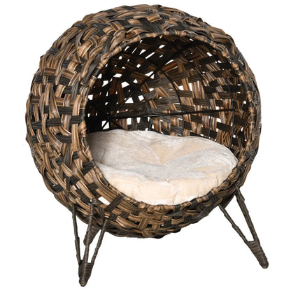 Cat Bed/Cat House -Brown - view 5