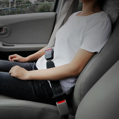 2Pcs Car Seat Belt Extender 14.37in Buckle Tongue Webbing Extension Safety Belt - view 2