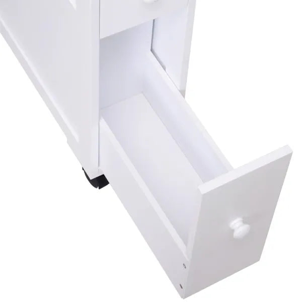 Bathroom Side Storage Cabinet - White - view 6