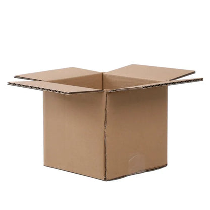 100 Corrugated Paper Boxes 4x4x4' - 10X10X10cm - Yellow - view 3