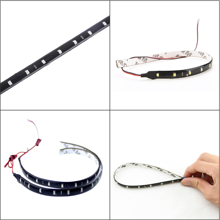 Lot Waterproof 12'' 15 DC 12V Motor LED Strip Underbody Light For Car Motorcycle - view 2