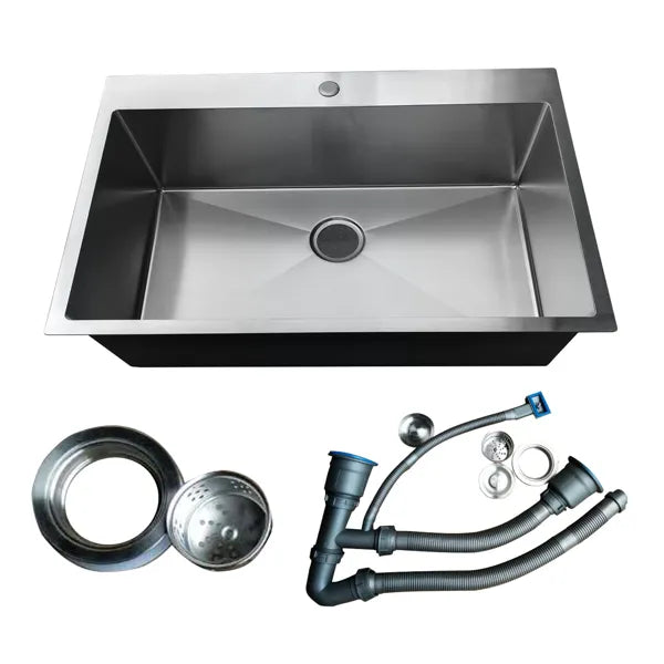 33Inch Top mount Kitchen Sink Drop-in, Farmhouse Kitchen Sink with Sink Protector 18 Gauge, Workstation Sink - view 8