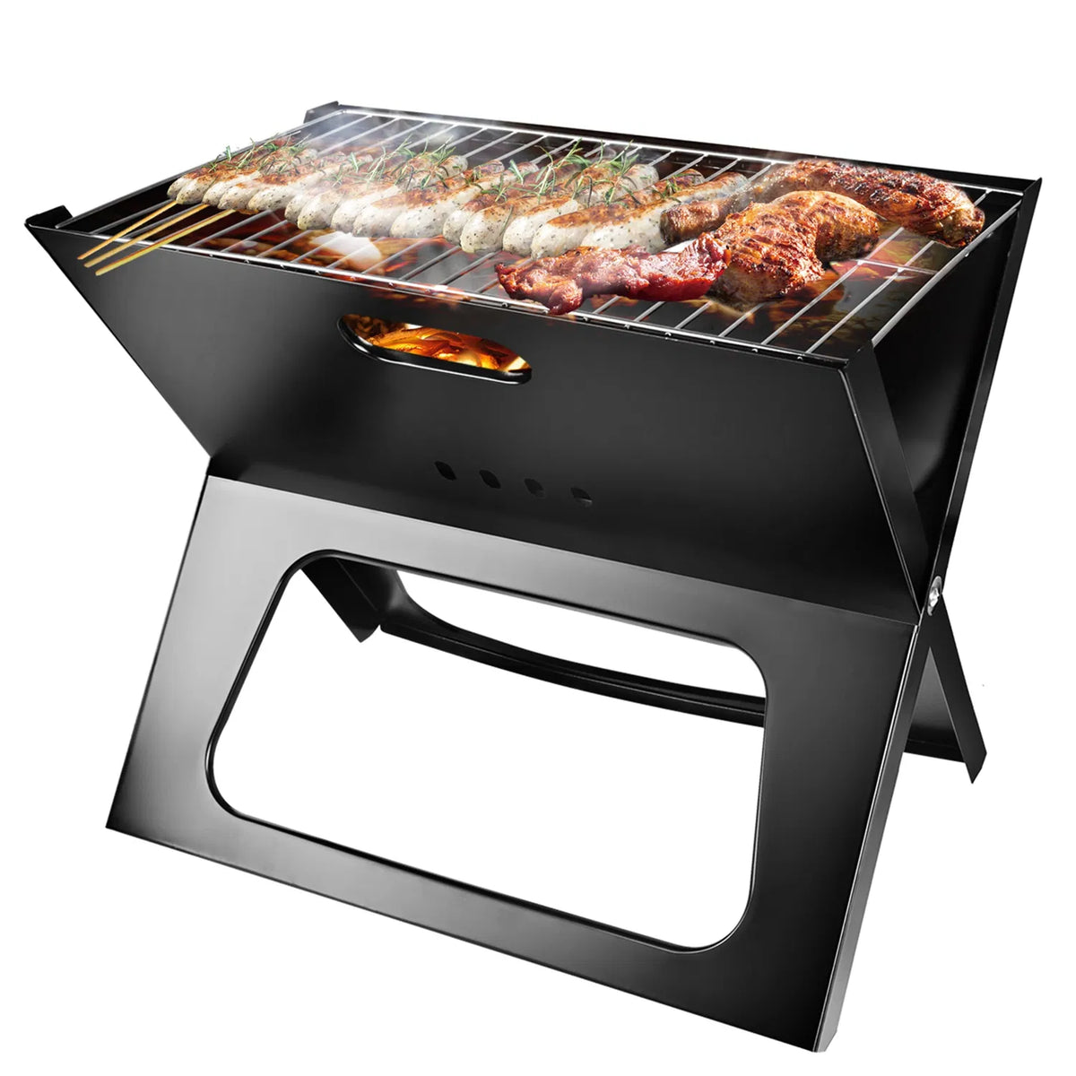 Foldable BBQ Grill Portable BBQ Barbecue Grill Camping Garden Outdoor Travel For Camping Picnic RV Travel - view 4