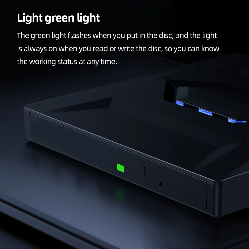 Grabadora externa de CD/DVD USB 3.0