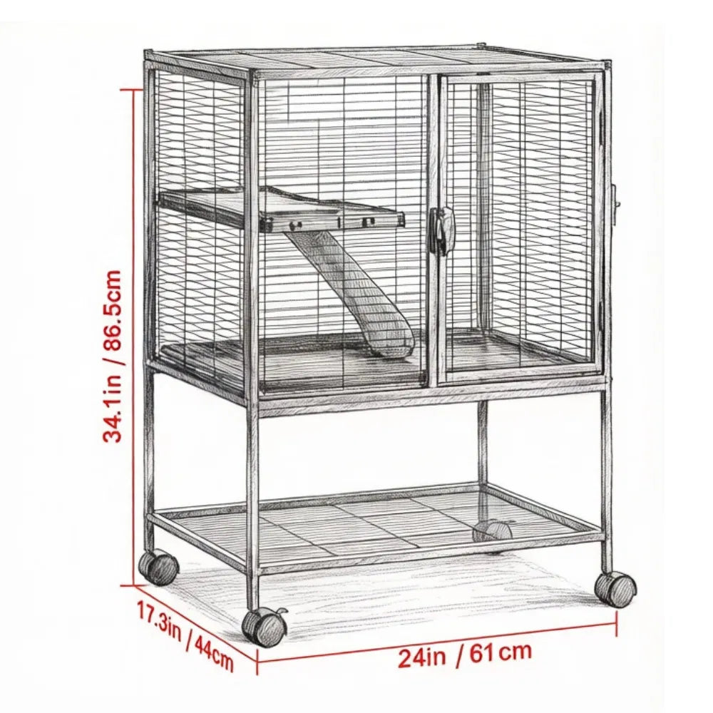 Animal Cage with Non-Slip and Easy to Clean for Outdoor - view 7