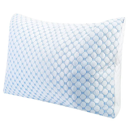 Cooling Memory Foam Pillow Ventilated Soft Bed Pillow With Cooling Gel Infused Memory Foam Heat Reducing Cooling Fiber