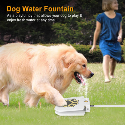 Dog Water Fountain Outdoor,No Electricity Step-On Activated Pet Sprinkler - view 8