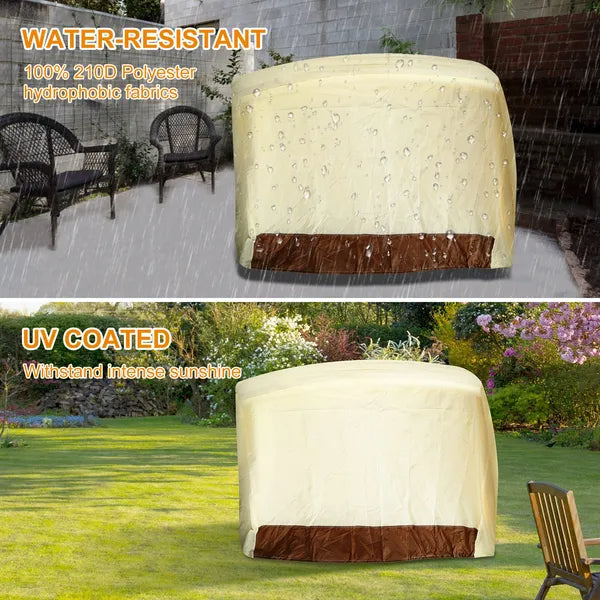 210D Waterproof Outdoor BBQ Grill Cover Windproof Dustproof Patio Gas Grill Oven Protector Oxford Cloth Garden GPCT1580 - view 4