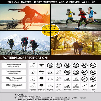 Waterproof Digital Sports Watch Military Tactical LED Backlight Wristwatch Men - view 8