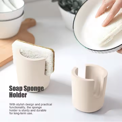 Diatom Mud Sponge Rack Kitchen & Bathroom Sink Caddy For Sponges Scrubbers - view 6