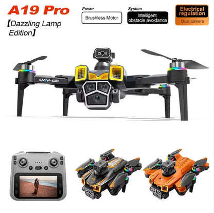 A19 Large Screen Drone: 4.3-inch + 5G Ultra HD Image Transmission, Say Goodbye To Freezing! Brushless Motor + - view 5