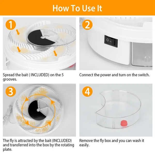 USB Powered Automatic Electric Fly Trap - view 5