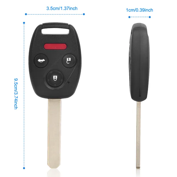 Fit For Accord 2003-2007 Remote Keyless Entry Shell Button Car - view 5