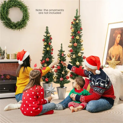 3 PCS Potted Artificial Christmas Tree Christmas Decoration - view 5