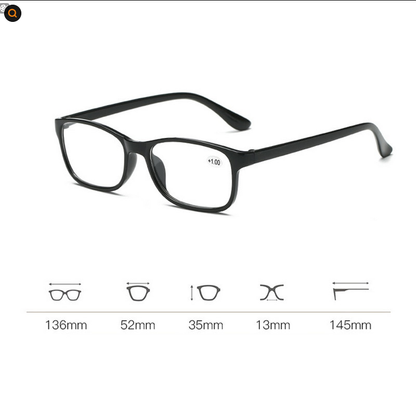 Reading Glasses Mens Womens Unisex Readers Eyeglasses 4 Pack Glasses New Square - view 5