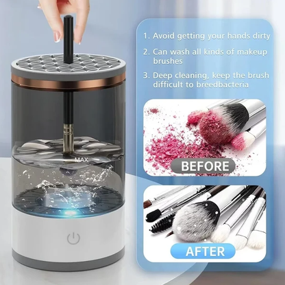 Automatic Brush Cleaner Electric Makeup Brush Cleaning Machine Fast Clean Dryer - view 2