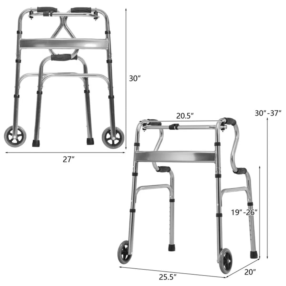 Grey Walking Aid Foldable - view 5